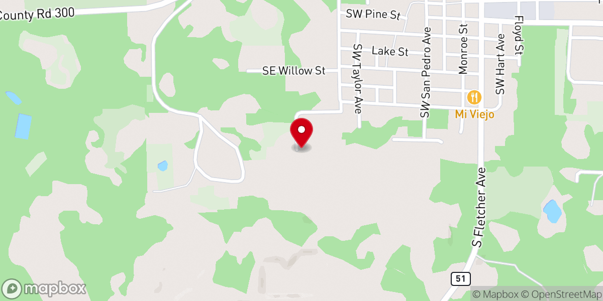 Map showing location of Church of Christ Northside