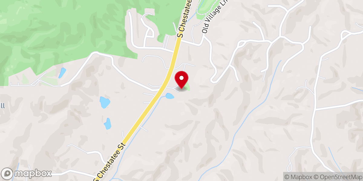 Map showing location of Enon Independent Baptist Church