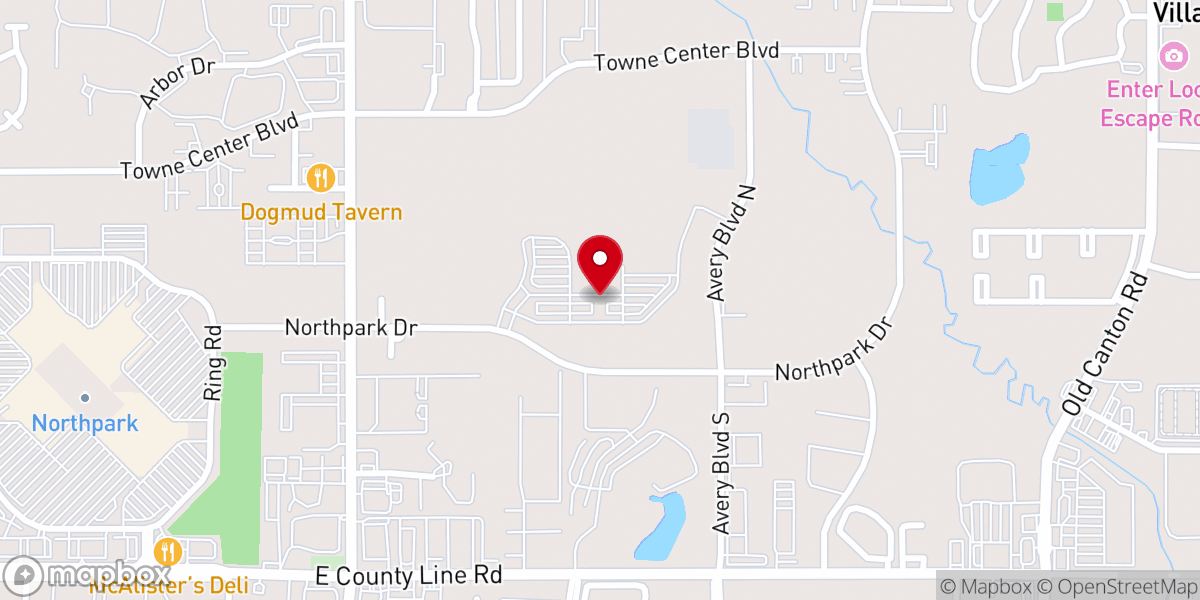 Map showing location of Colonial Heights Baptist Church