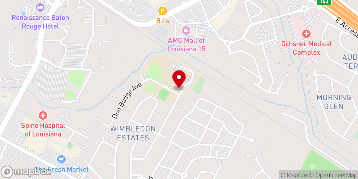 Map showing location of Brown-Holt Chapel Arts Center