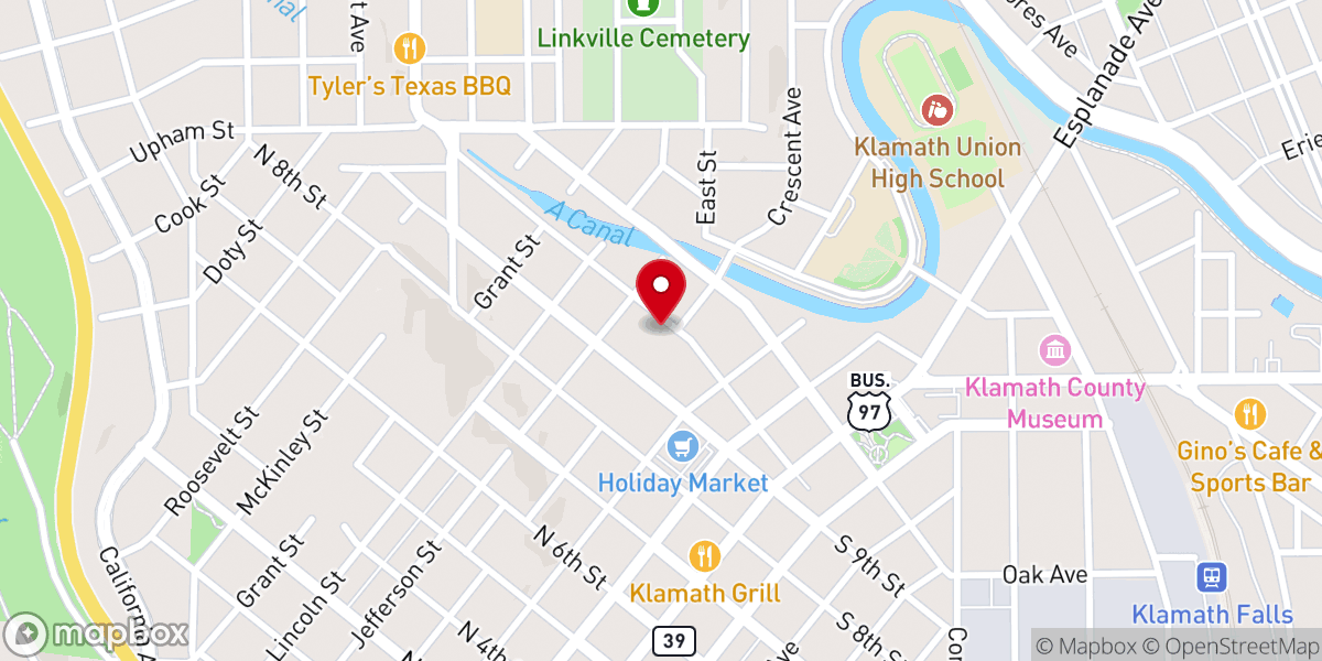 Map showing location of Life Community Church