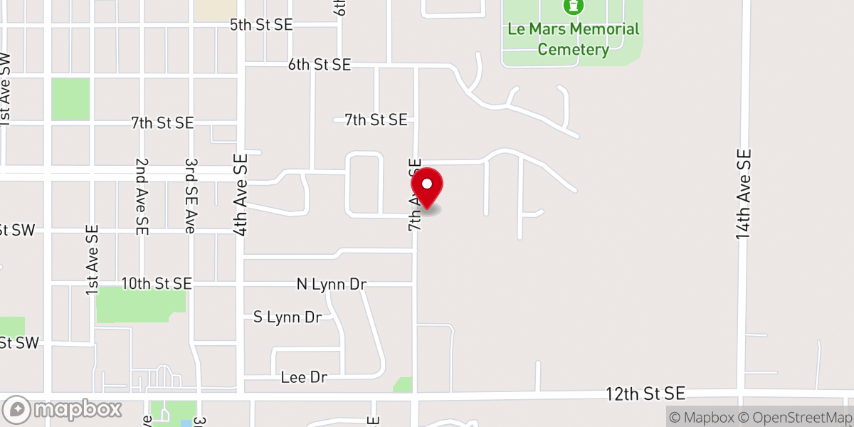 Map showing location of Noah's Ark Preschool