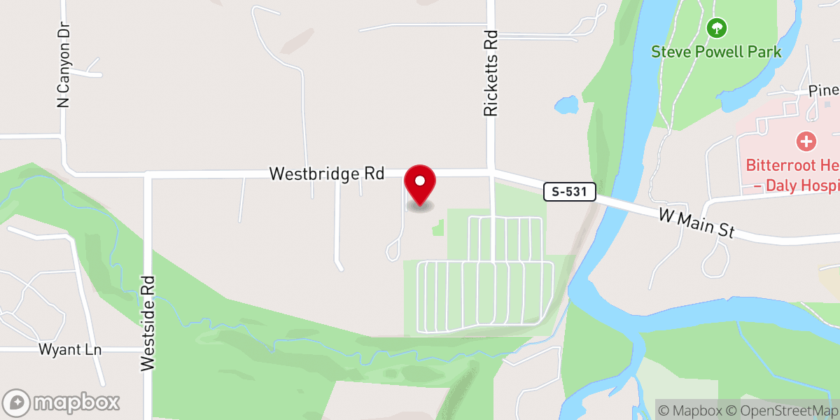 Map showing location of Blodgett View Christian School