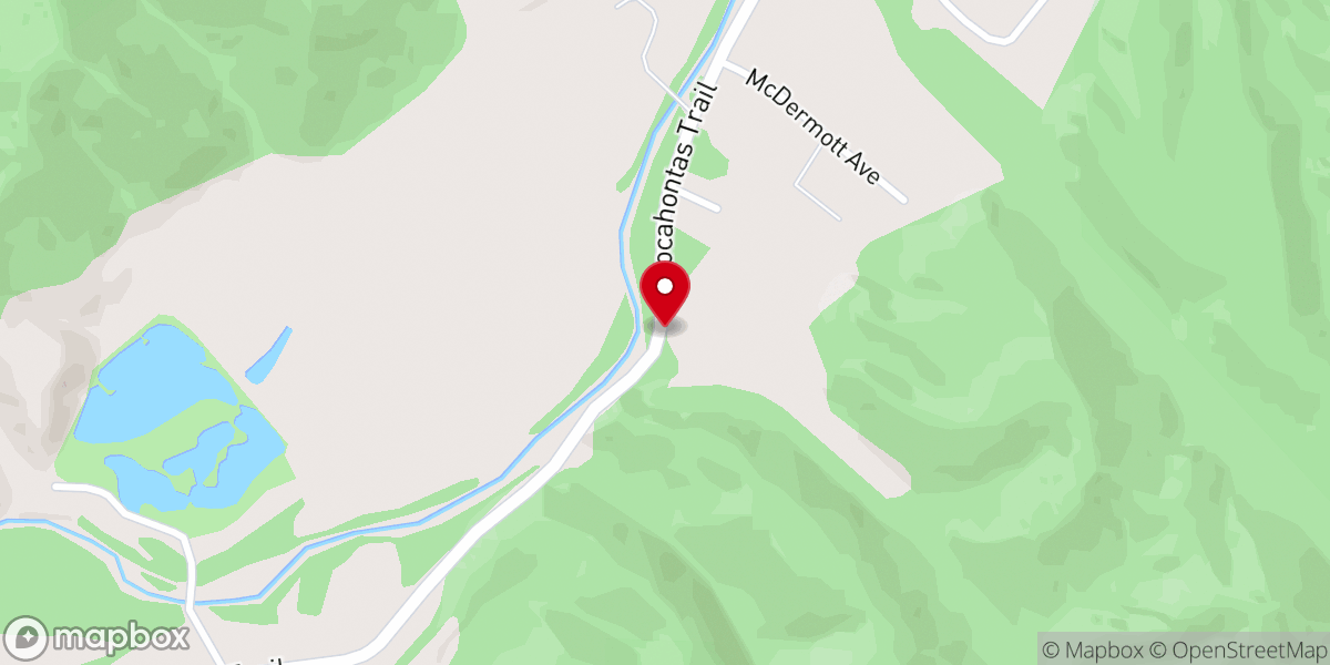 Map showing location of Alvon United Methodist Church