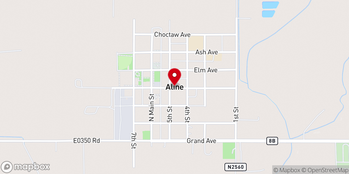 Map showing location of Methodist Church Parsonage