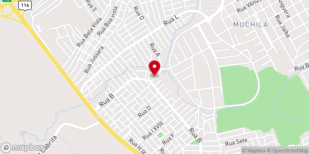Map showing location of Igreja Evangélica Avivamento Bíblico - Feira X