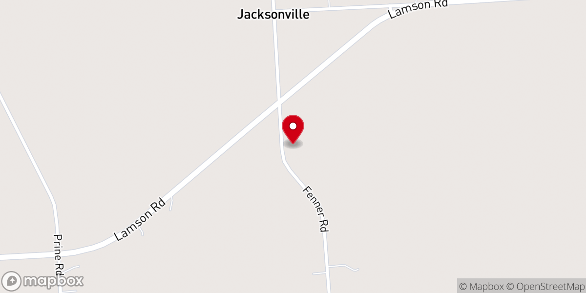 Map showing location of Jacksonville Faith Community