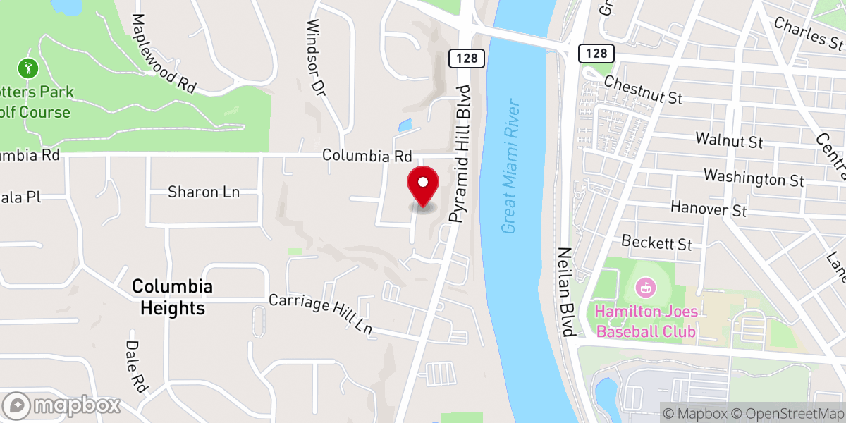 Map showing location of Berean Missionary Baptist Church