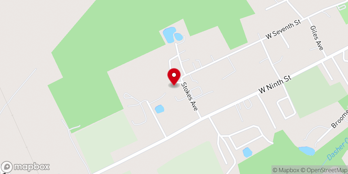 Map showing location of Saint Marys Church