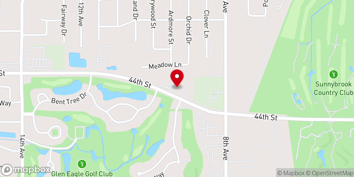 Map showing location of Harbor House Ministries