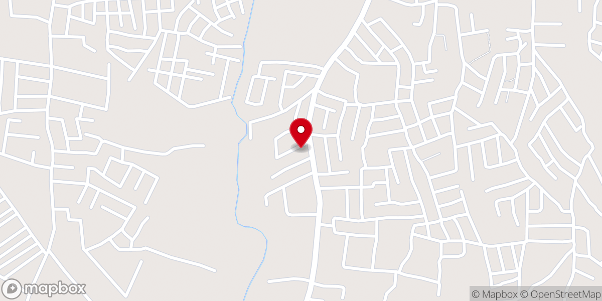 Map showing location of Christ Apostolic Mission Church, Solid Rock Parish.
