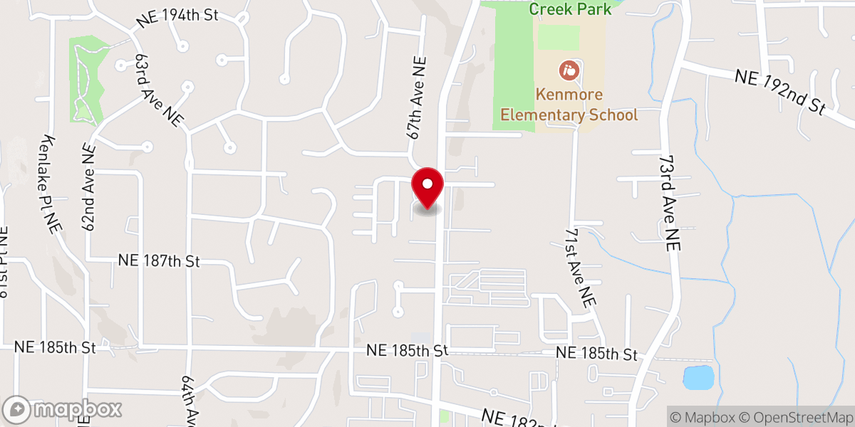 Map showing location of Logos Bible Church