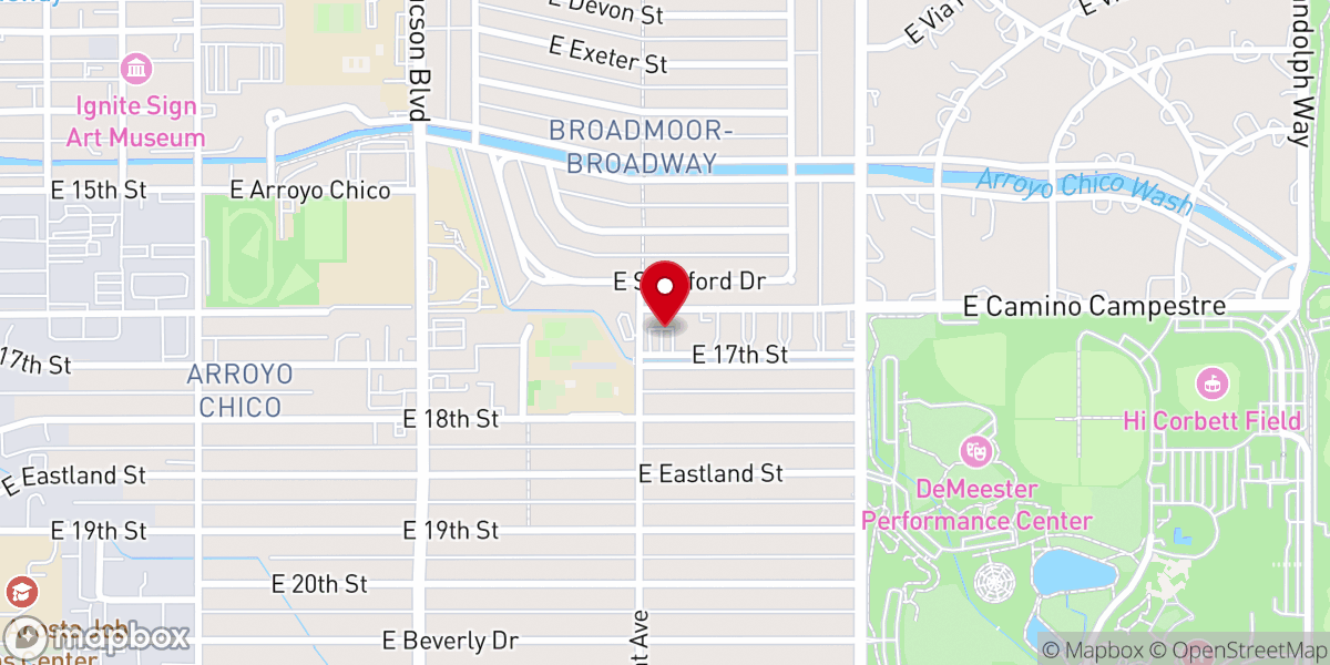 Map showing location of Korean Presbyterian Church