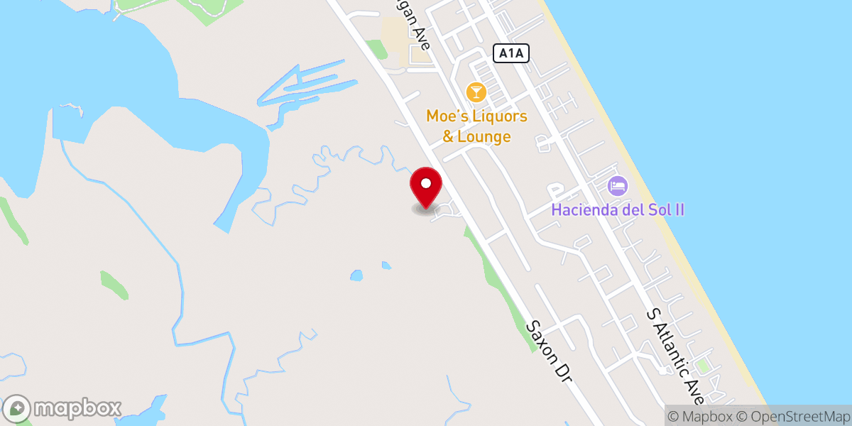 Map showing location of St Peter the Fisherman Parish House