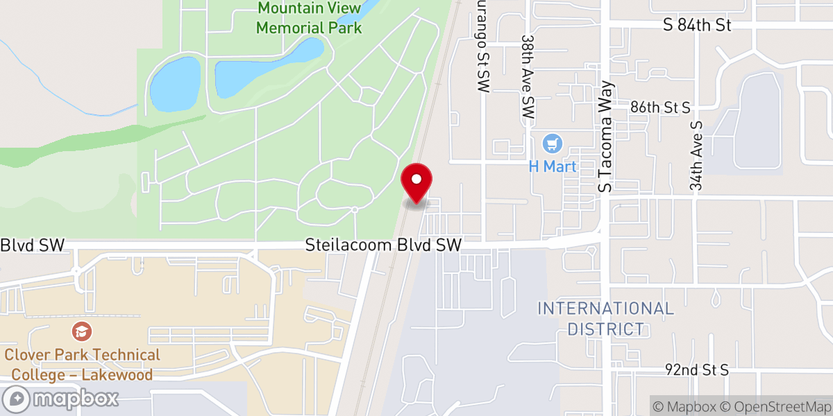 Map showing location of House of Prayer Christian Church