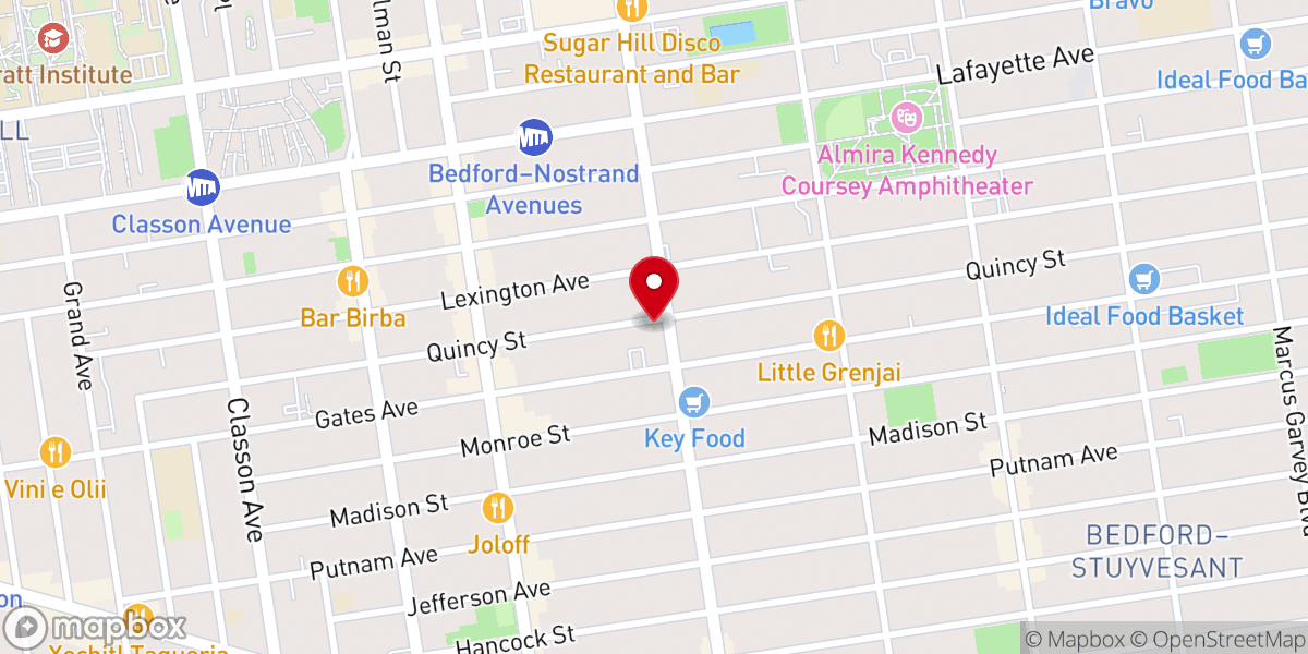 Map showing location of John Wesley United Methodist Church - Food Distribution Center