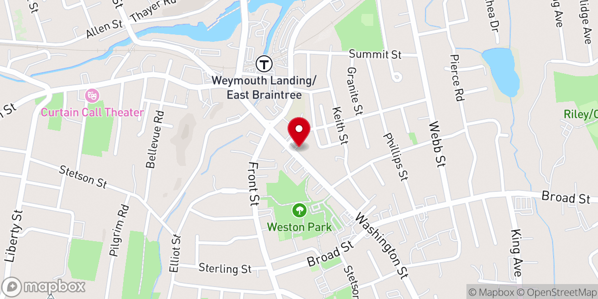 Map showing location of Hope Church of Christ