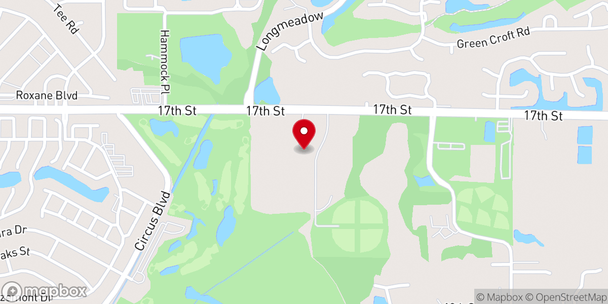 Map showing location of Grace Fellowship Church