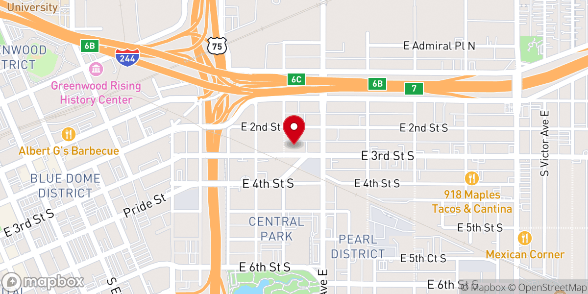 Map showing location of The Pearl District Building