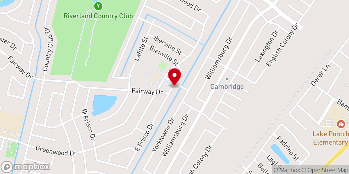 Map showing location of Ascension of Our Lord Catholic Church