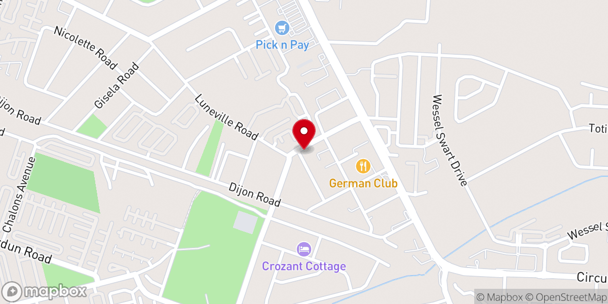 Map showing location of Afrikaanse Protestantse Kerk (APK)