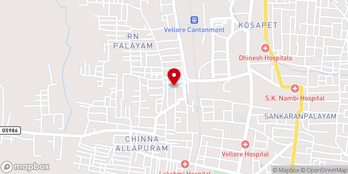 Map showing location of St. Antony's Church