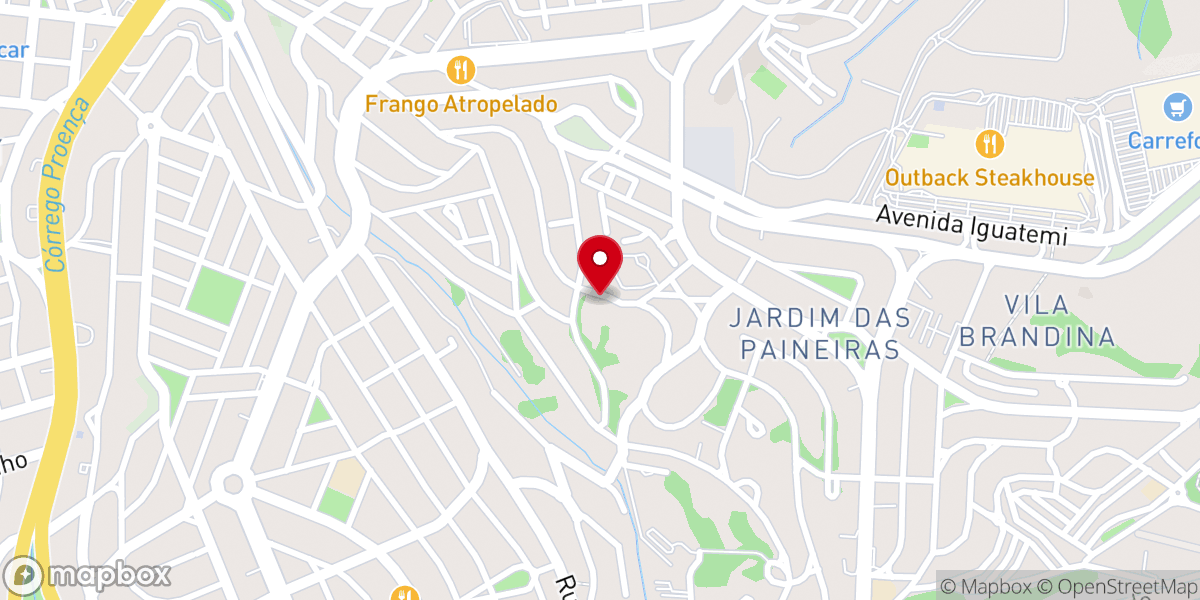 Map showing location of Centro Familiar IBCC