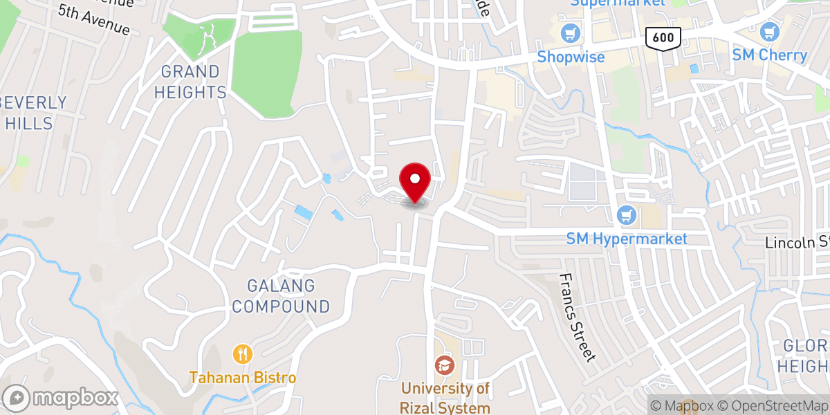 Map showing location of Golden Marigman Church