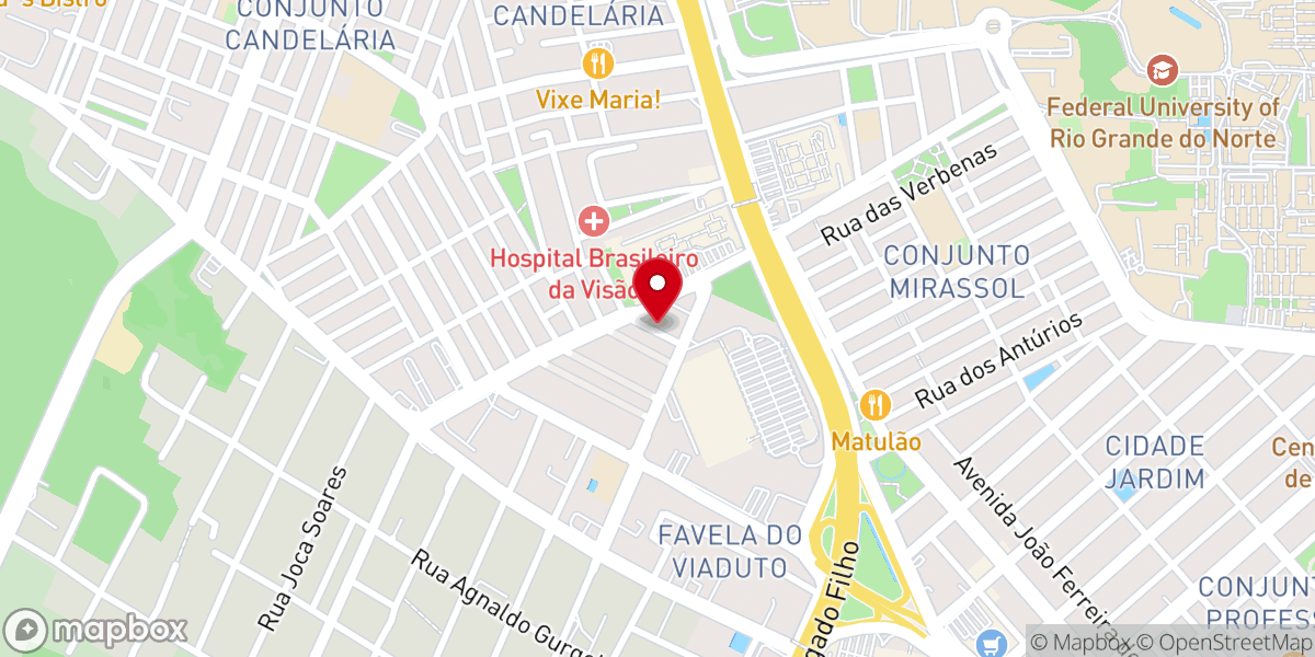 Map showing location of Capela da Mãe Peregrina