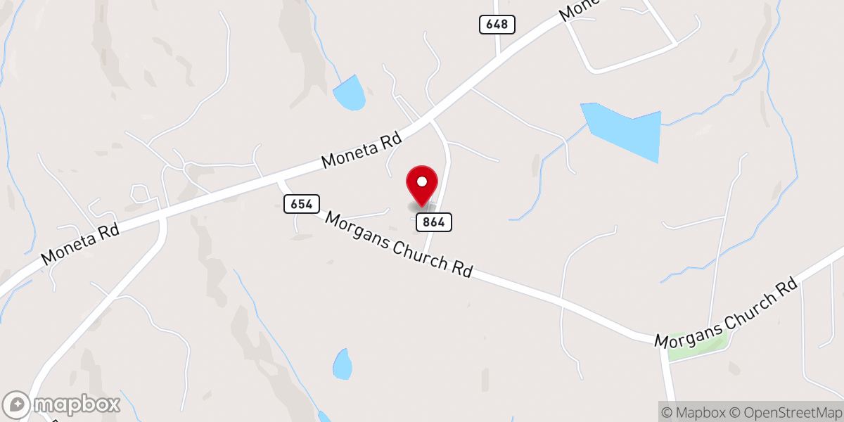 Map showing location of Agape Center