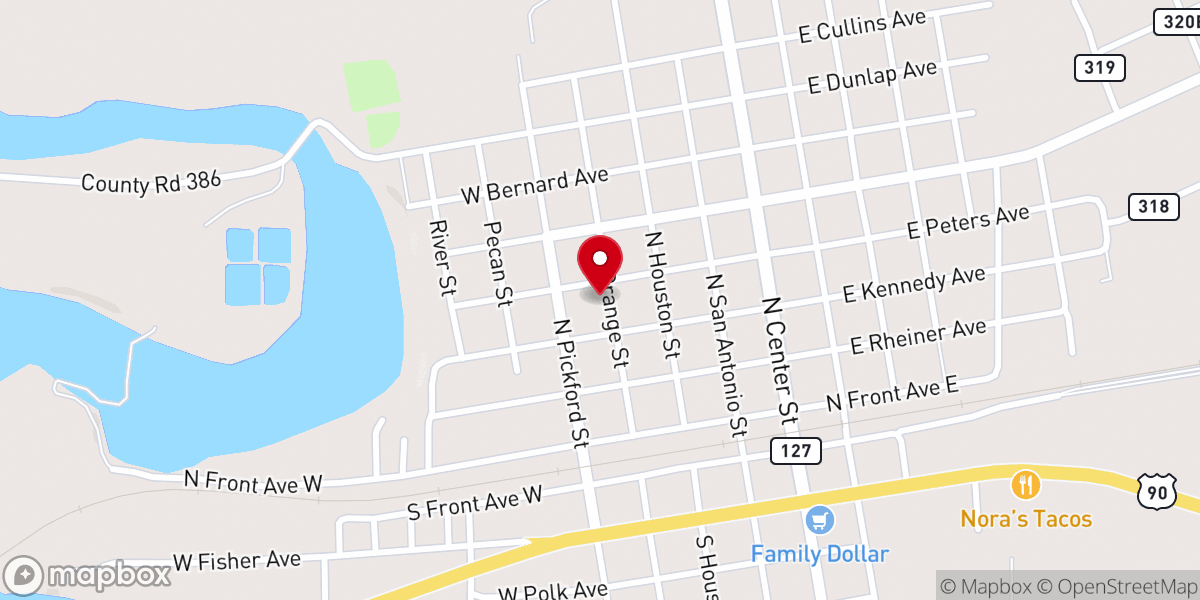 Map showing location of Parish of Saint Patrick - Parish Hall