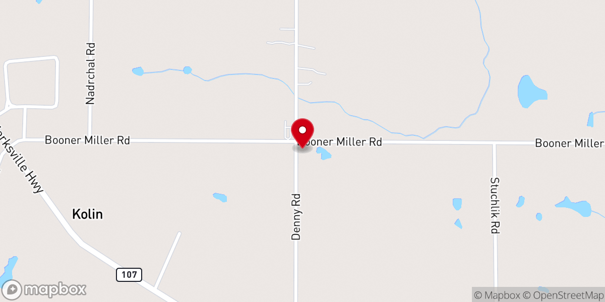 Map showing location of Sts. Francis & Anne Youth Building