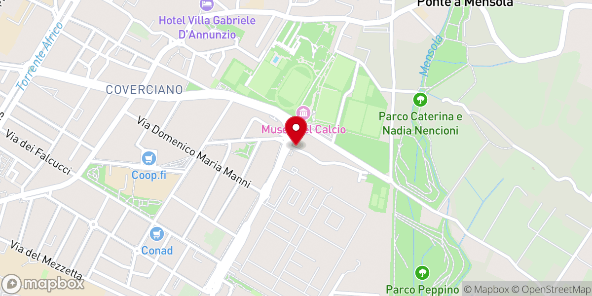 Map showing location of Chiesa di San Bartolomeo al Gignoro