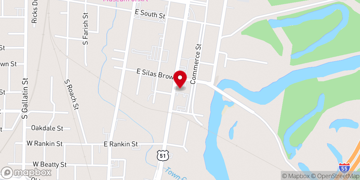 Map showing location of CityHeart Church