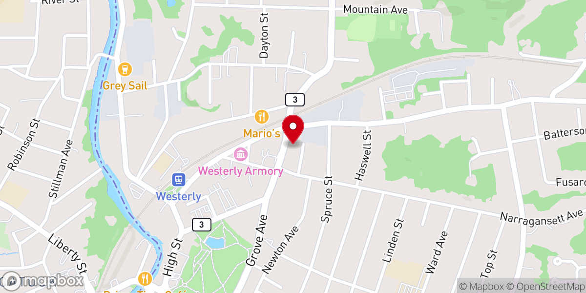 Map showing location of Chorus of Westerly