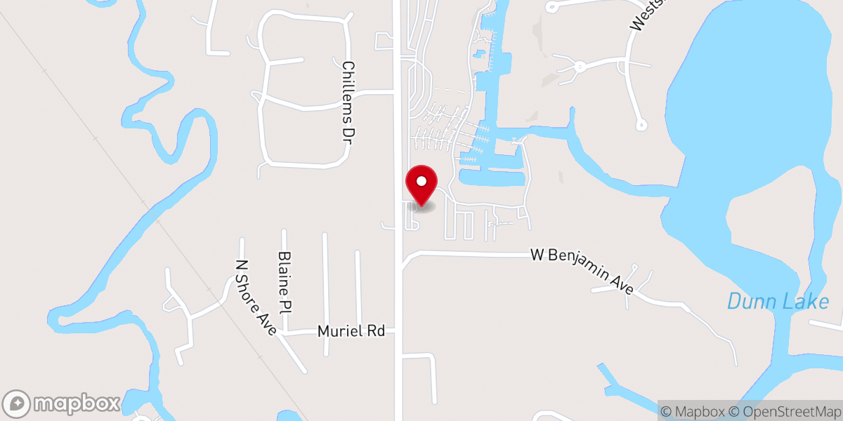 Map showing location of Evangelical Lutheran Church of All Saints