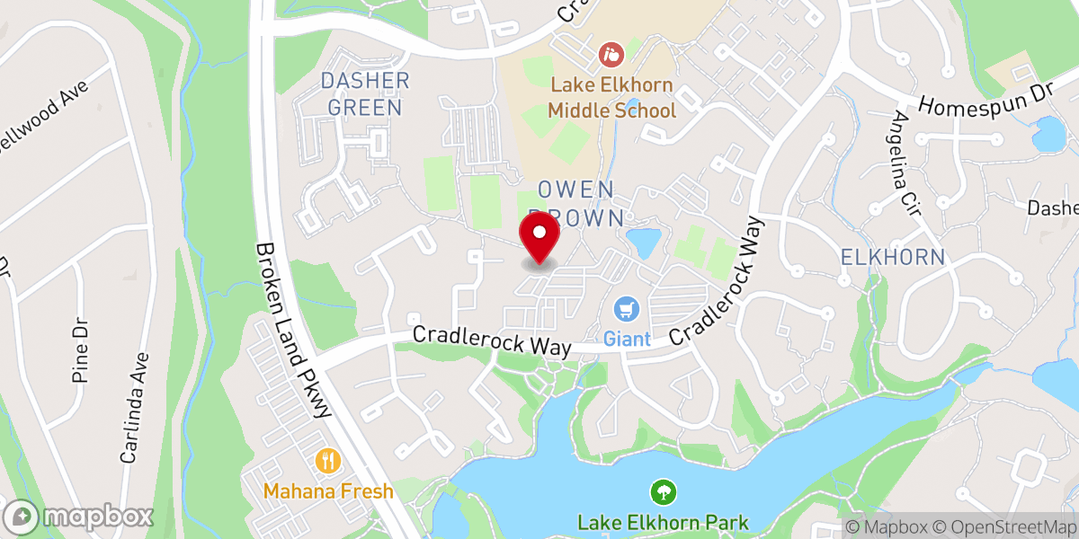 Map showing location of Unitarian Universalist Congregation of Columbia