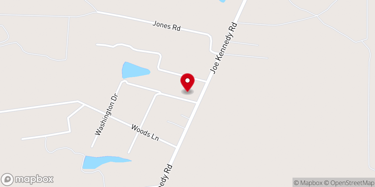 Map showing location of Faith Temple - Glennville
