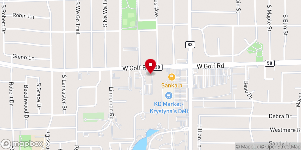 Map showing location of Redemption Bible Church