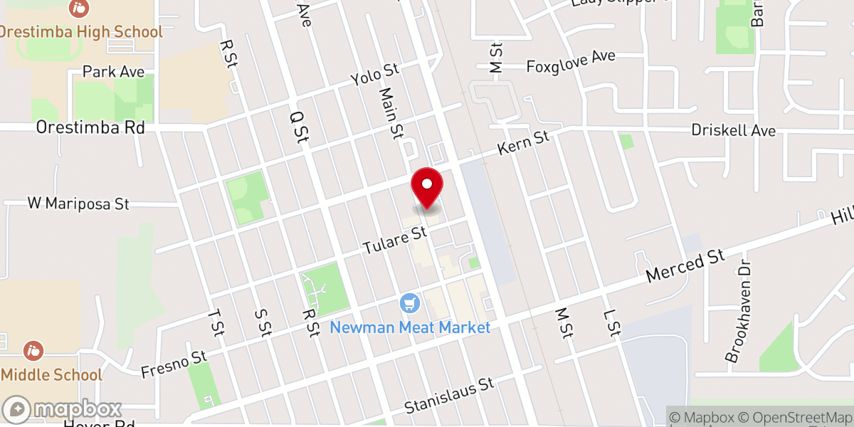 Map showing location of Asamblea Apostolica De Newman