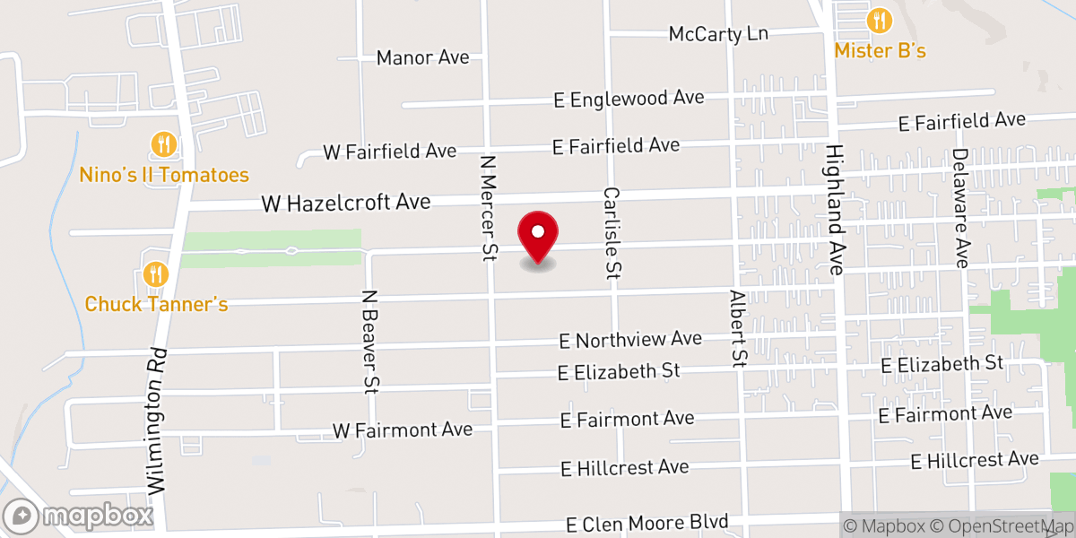 Map showing location of Life Changing Ministries of Lawrence County