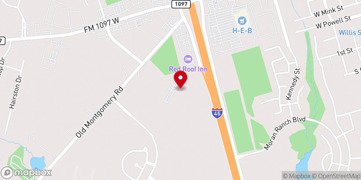 Map showing location of FBC Willis