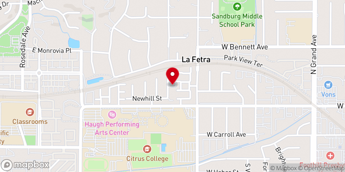 Map showing location of Oakbank Bldg