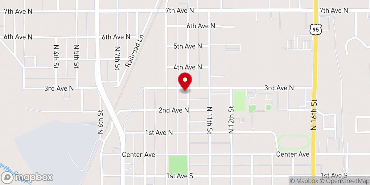 Map showing location of Iglesia Hispana Adventista del Septimo Dia