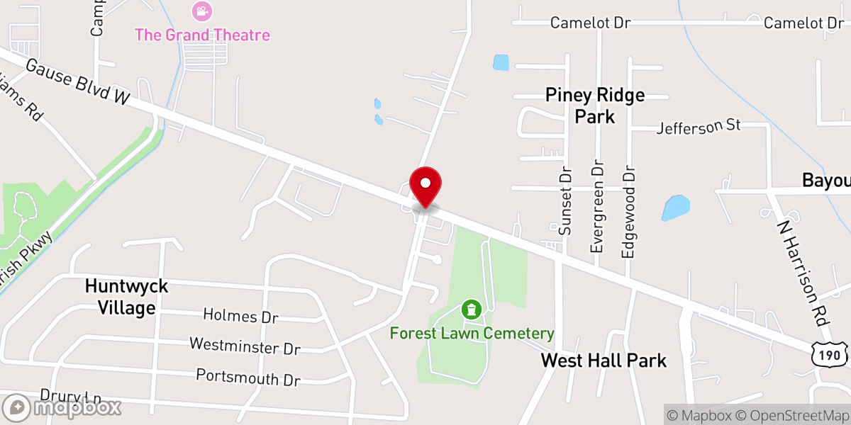 Map showing location of Evangeline Wedding Chapel