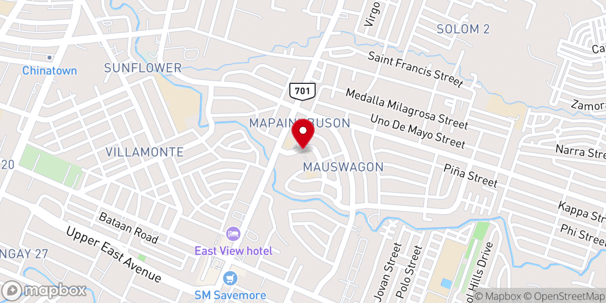 Map showing location of Our Lady Of The Miraculous Medal Chapel