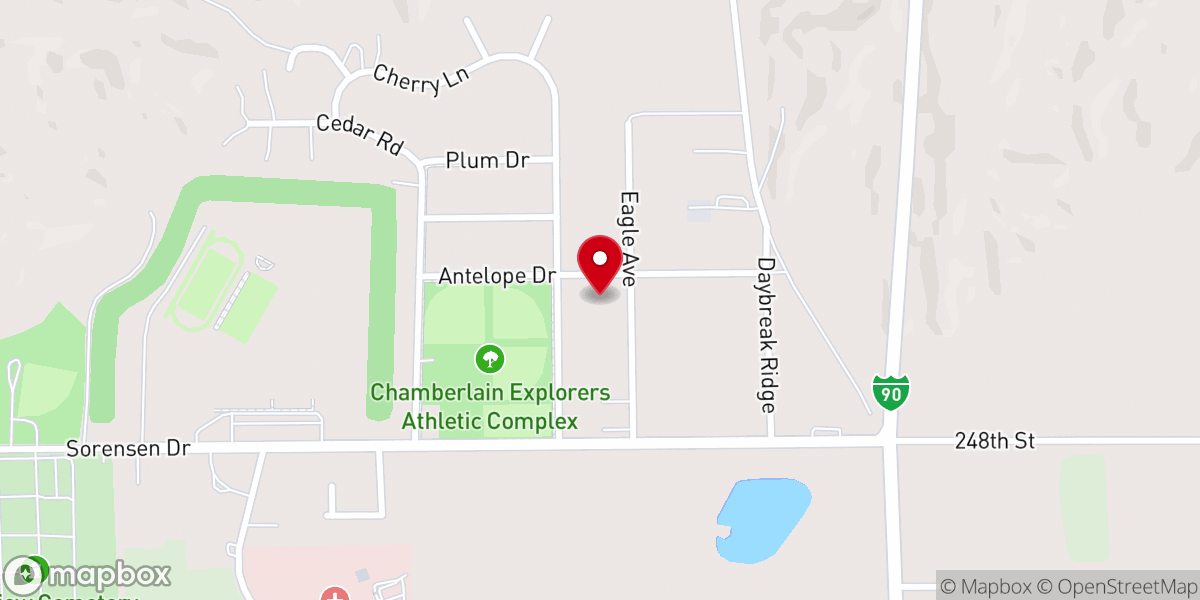 Map showing location of Missouri Valley Christian School