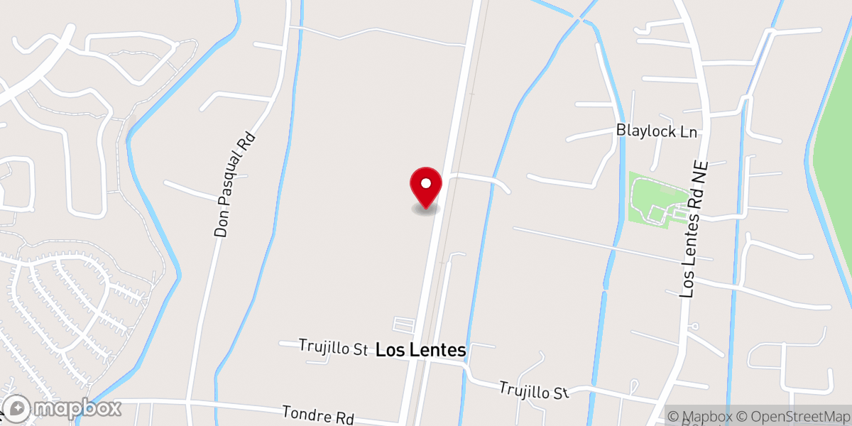 Map showing location of Church of the Redeemer/ Iglesia Del Redentor