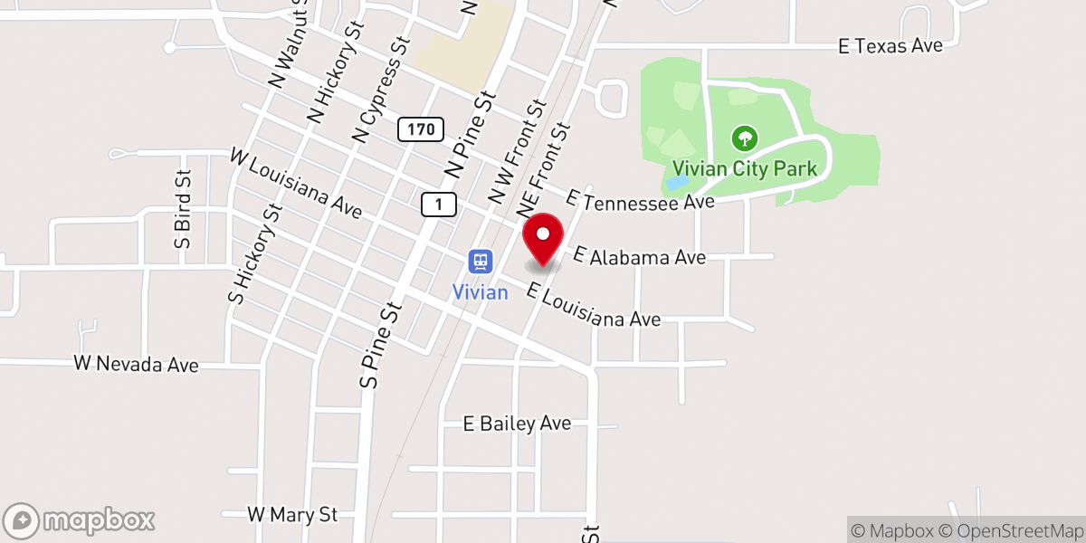 Map showing location of Church Of God of Prophecy