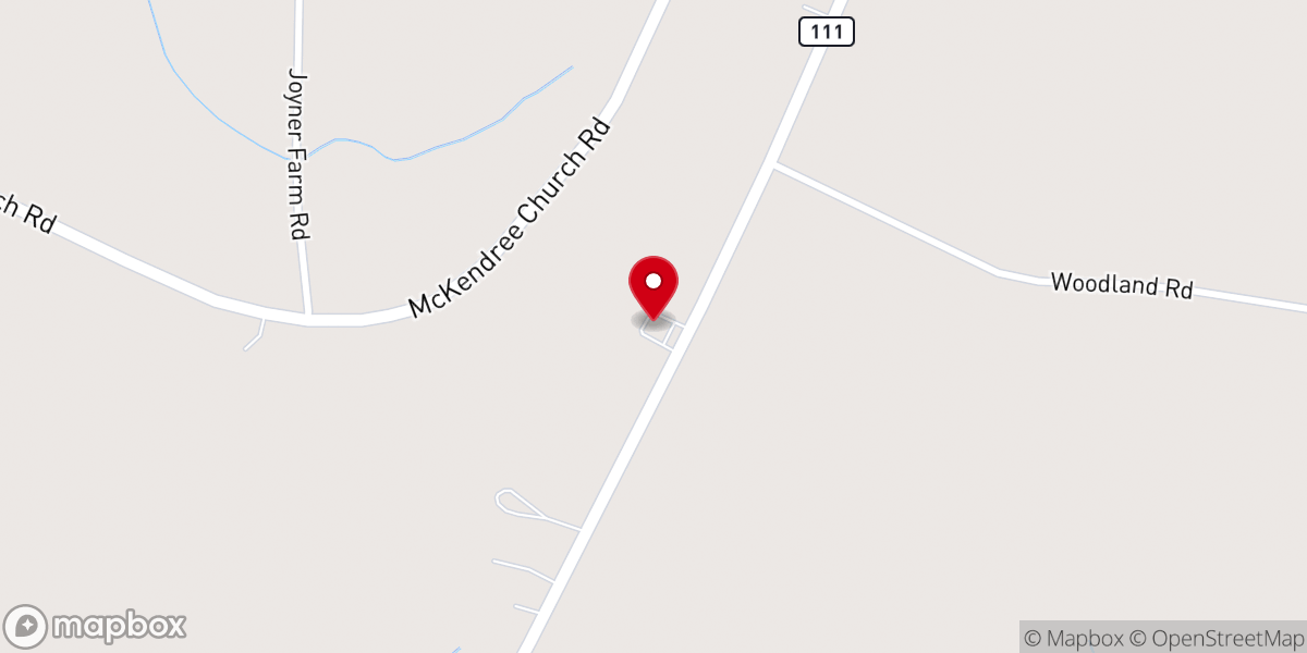 Map showing location of St Luke Missionary Baptist Church